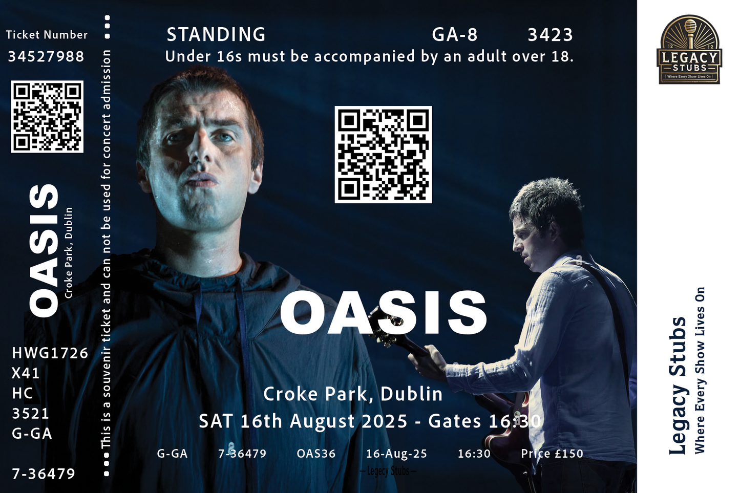 Oasis UK and Ireland Tour 2025 Deluxe