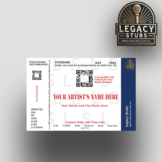 Create Your Own Custom Souvenir Ticket