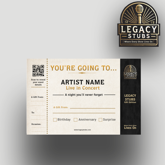 Create Your Own Custom Souvenir Ticket