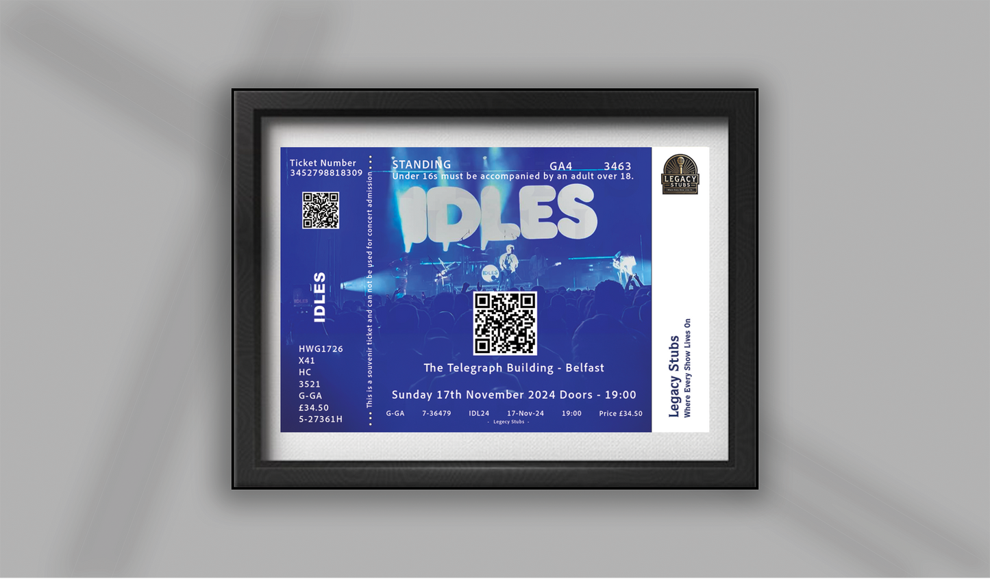IDLES Deluxe Souvenir Ticket