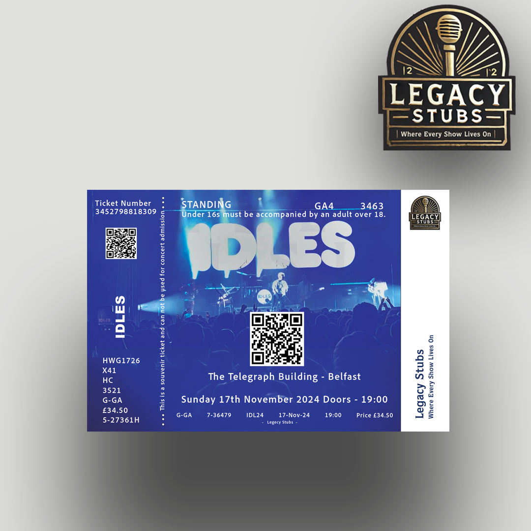 IDLES Deluxe Souvenir Ticket
