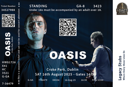 Oasis UK and Ireland Tour 2025 Deluxe