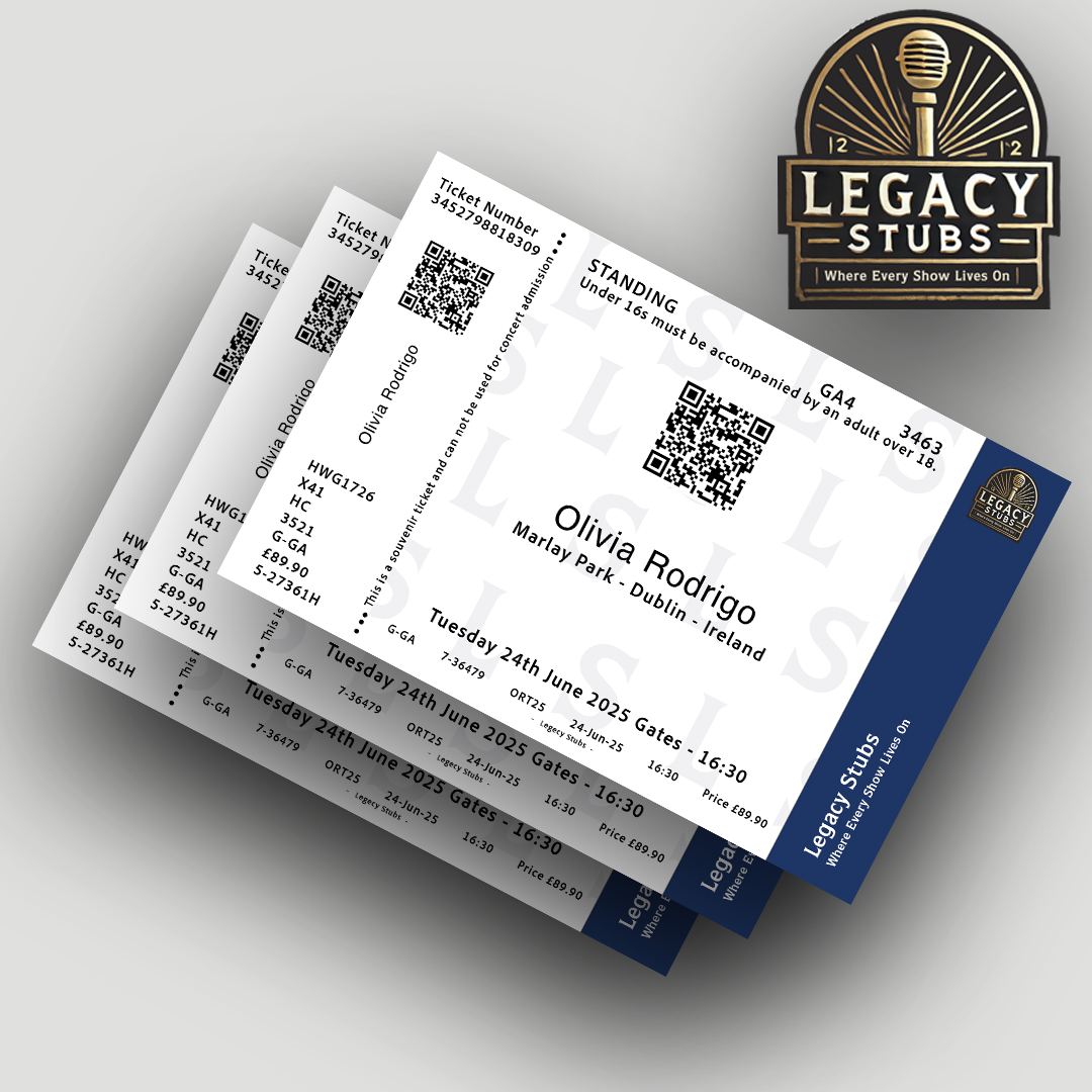 Olivia Rodrigo Souvenir Ticket